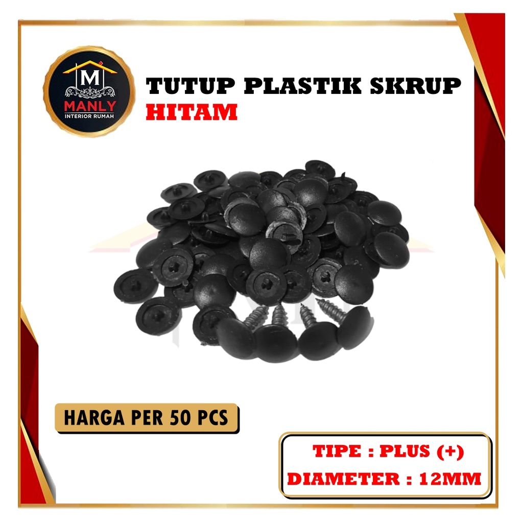 Tutup Sekrup Tutup Skrup Plastik Dop Screw Cap Cover Skrup MURAH