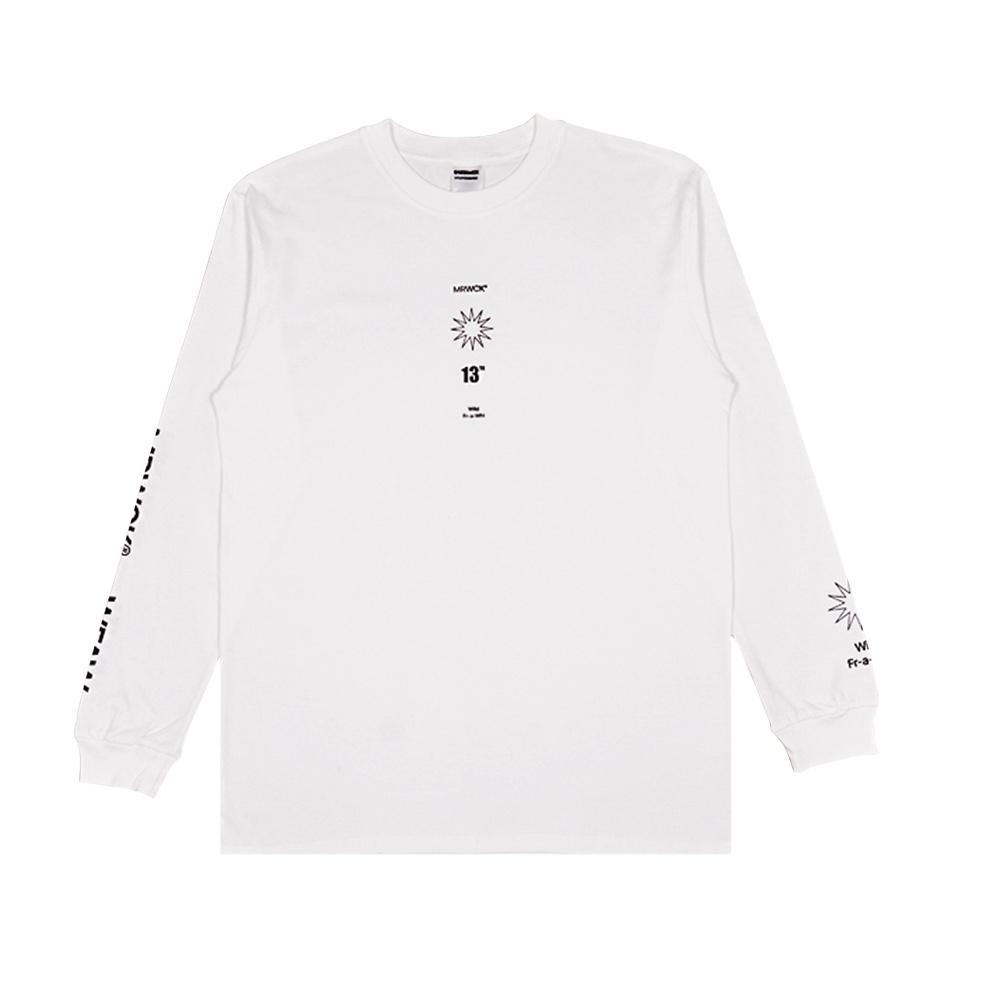 Morwick Kaos Lengan Panjang WFAW Putih MENARIK