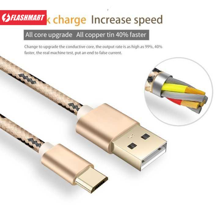 Flashmart Bastec Kabel Charger Micro USB