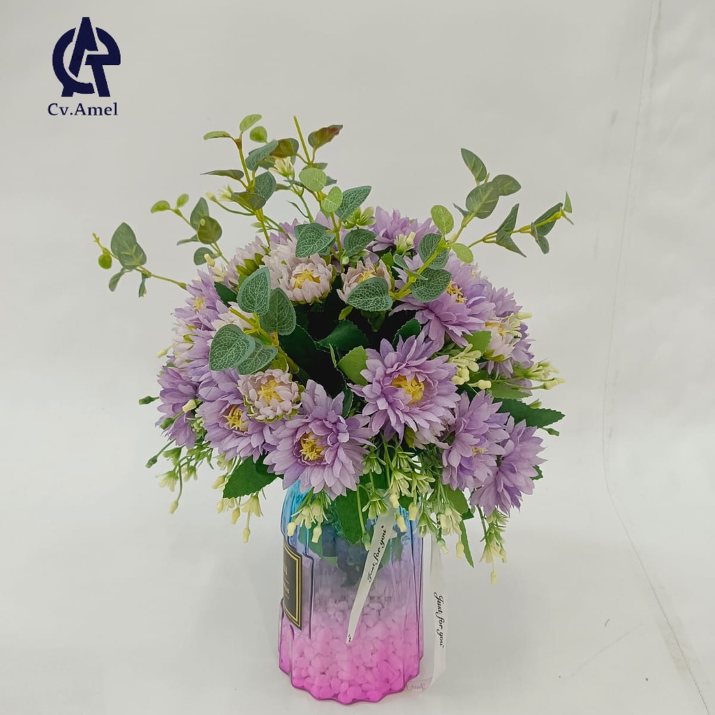 rangkaian meja tamu/hiasan meja/rangkaian bunga/artificial/bunga buatan