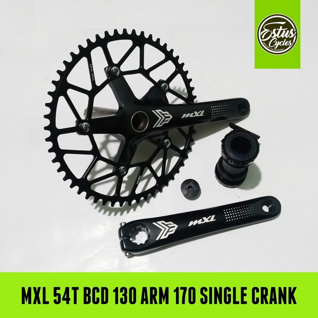 Crank MXL Single Chainring HT2 Sepeda Lipat Folding Bike Estus Cycles