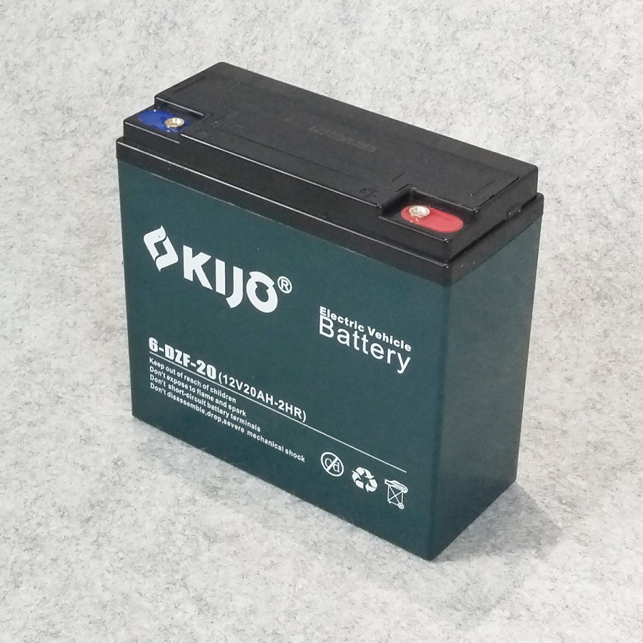 BATTERY KERING or Aki Selis KIJO 12v 20ah Motor Listrik 6DZF20