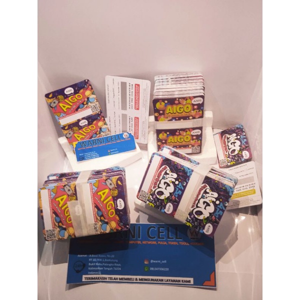 Voucher Axis AIGO Kosong EXP 1 SEPTEMBER '24 100 Lembar/200 Temurah TIDAK ADA KUOTA [ Khusus Counter