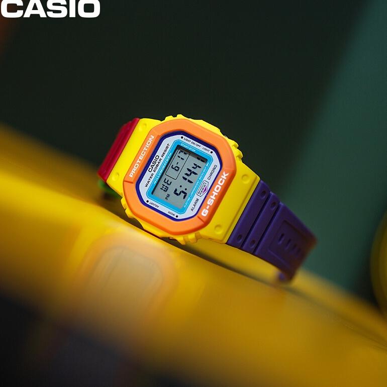 SIAP KIRIM Casio G-SHOCK Neon Seri Warna-warni Jam Tangan Olahraga Fashion Pria Jam Tangan Kuarsa Ta