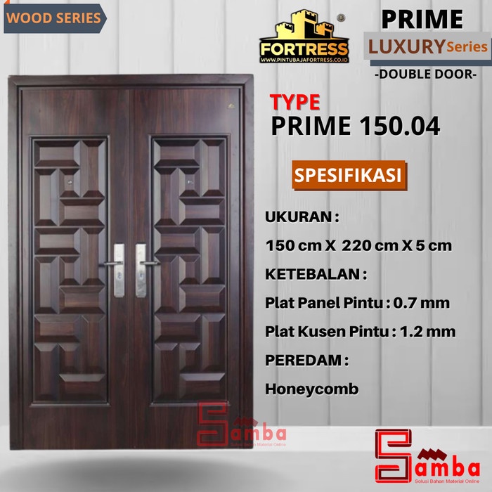 ] PINTU BAJA FORTRESS PRIME 150.04 DOUBLE DOOR PINTU RUMAH PLAT BAJA