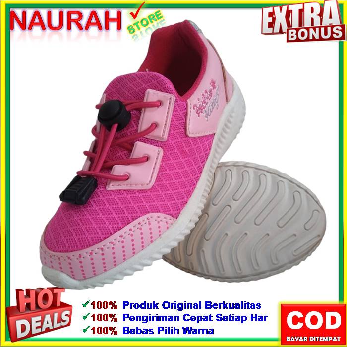 SEPATU ANDO ANAK HELLO KITTY HK STARS LIGHT SNEAKERS ANAK 100% ORIGINAL KUALITAS IMPORT NYAMAN EMPUK AWET SOL ANTI SLIP