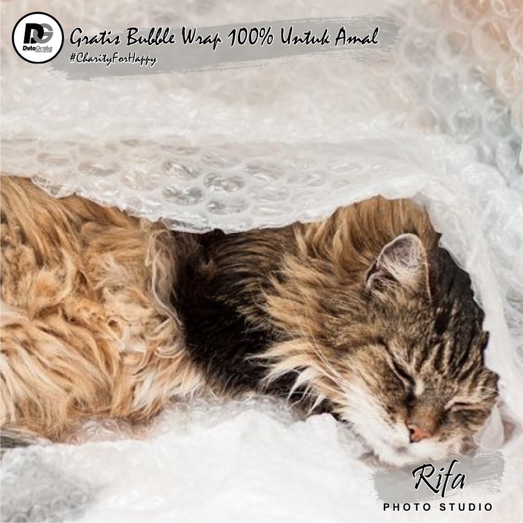 

[BUBBLE WRAP] Gratis Bubble Wrap 100% Untuk Amal CHARITY FOR HAPPY