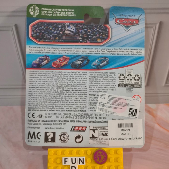 MATTEL CARS BRICK YARDLEY TERMURAH