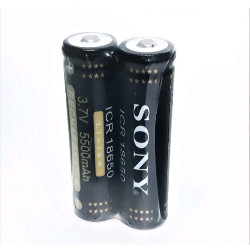 Batreai Cas Sony 18650 Li-ION 3.7 Volt 5500 mAh isi 2 pcs