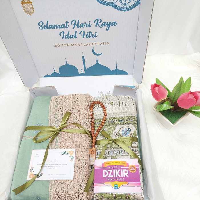 

Hampers Hempers Mukena Allesya Mint/mukena/kado mukena/Bingkisan idul fitri Bisa COD Terbaru Termurah Hampres Lebaran Idul Fitri Kirim Hari Ini Gratis Ongkir Terlaris V7D5