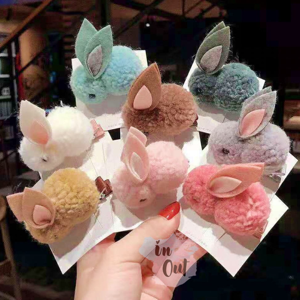 Jepitan Rambut Anak / Jepit rambut rabbit kelinci besar anak wanita / kid rabbit hair clip Pin rambut ACC52