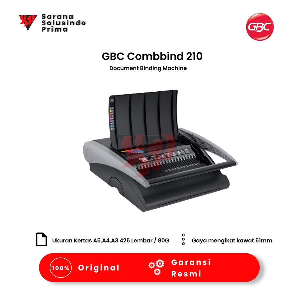 

Mesin Jilid | GBC CombBind 210 | BERGARANSI RESMI | JABODETABEK