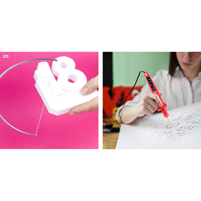 

Terlaris Cutting Hot Wire Alat Pemotong Membentuk Busa Gabus Sponge Sterofoam Sterofom