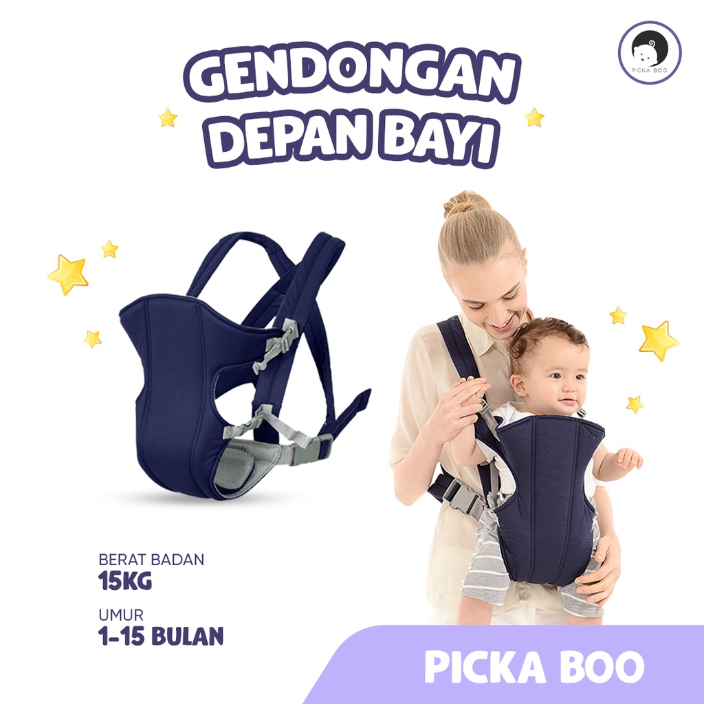 PICKA BOO Gendongan Bayi Depan Gendongan Kanguru