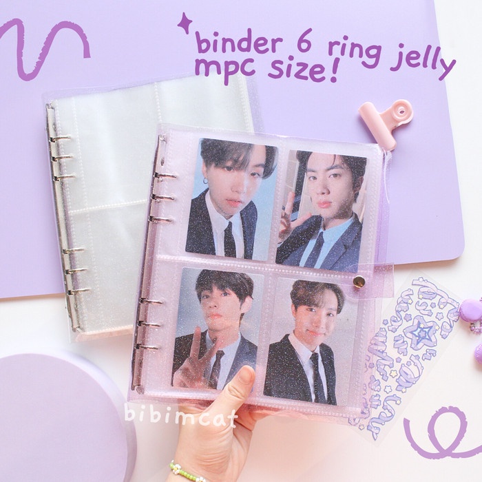 

[Mpc Size] Binder Jelly 6 Ring Khusus Mpc /Album Photocard Mpc Bts Txt Star Seller