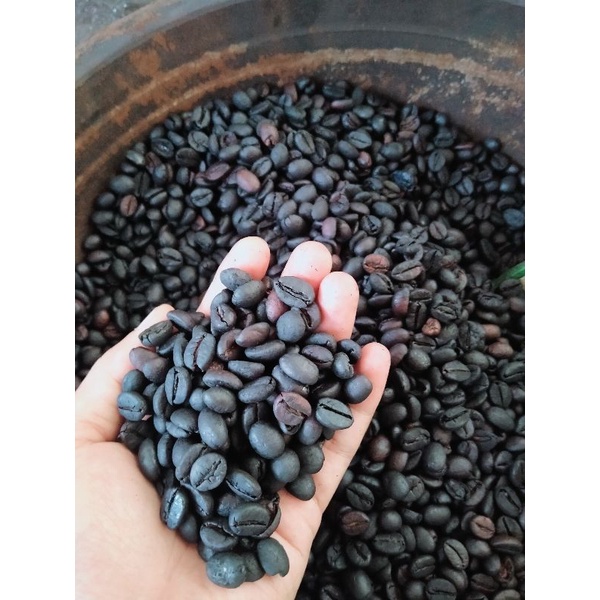 

Kopi Bubuk 200 Gram 100% Murni Tanpa Campuran Robusta Gunung Ijen - Raung Biji Kopi Panggang