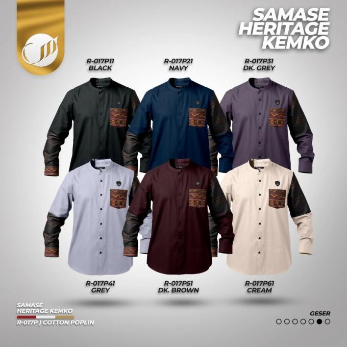 TERMURAH SAMASE KEMKO HERITAGE R017P /BAJU KOKO PRIA/BAJU KOKO DEWASA/BAJU KOKO ANAK/BAJU KOKO LENGA