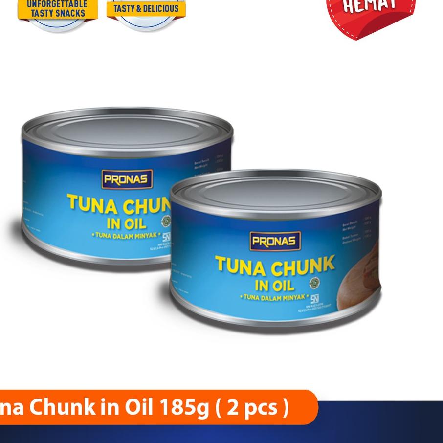 

❋ Pronas Paket Exclusive Tuna Chunk in Oil 185 g bundling 2 pcs ✾