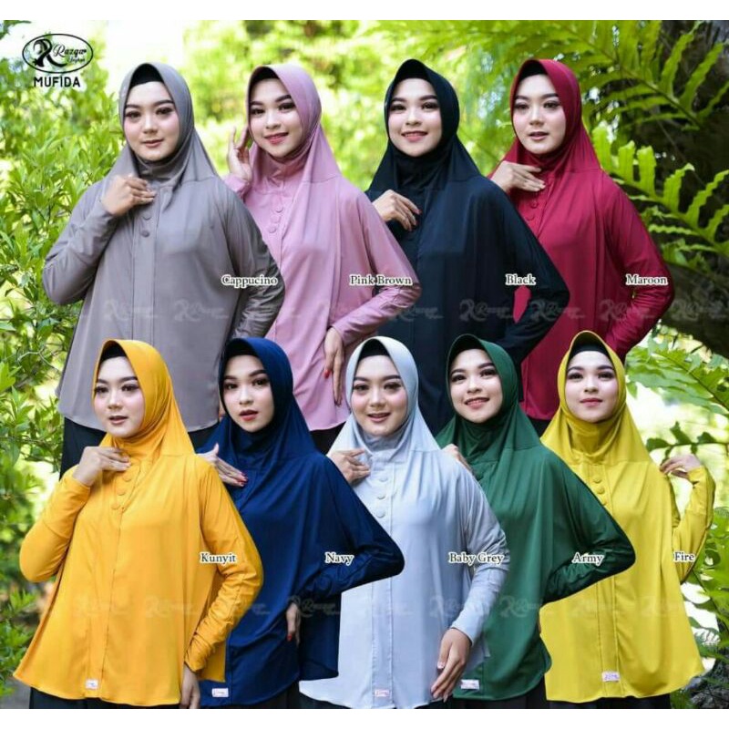 HIJAB MUFIDA JUMBO (HIJAB + LENGAN) BY RAZQA