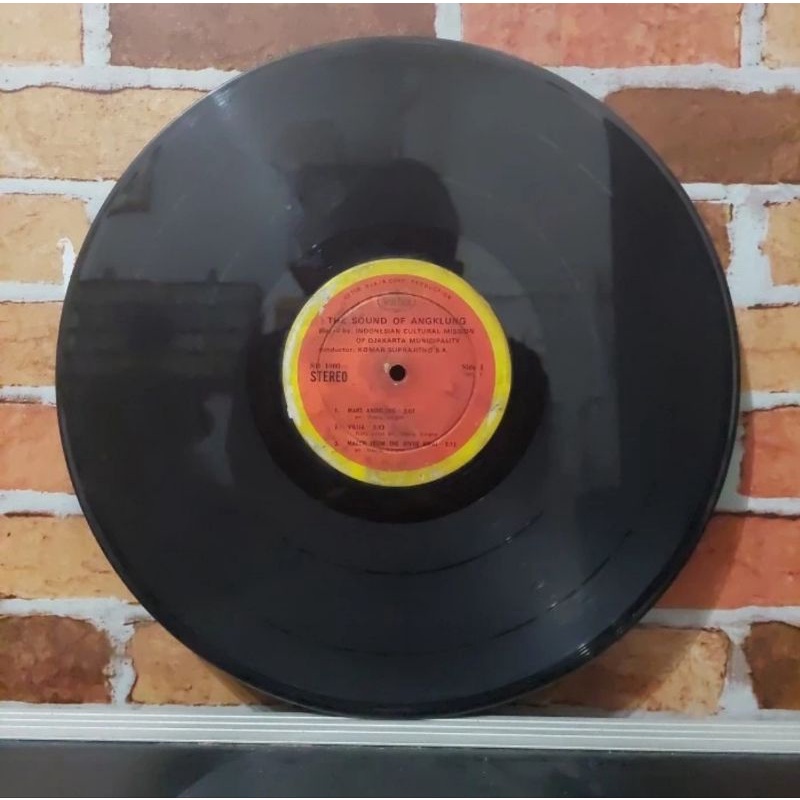 Vinyl Piringan Hitam PH 12 inch Daeng Sutigna-Mars Angklung