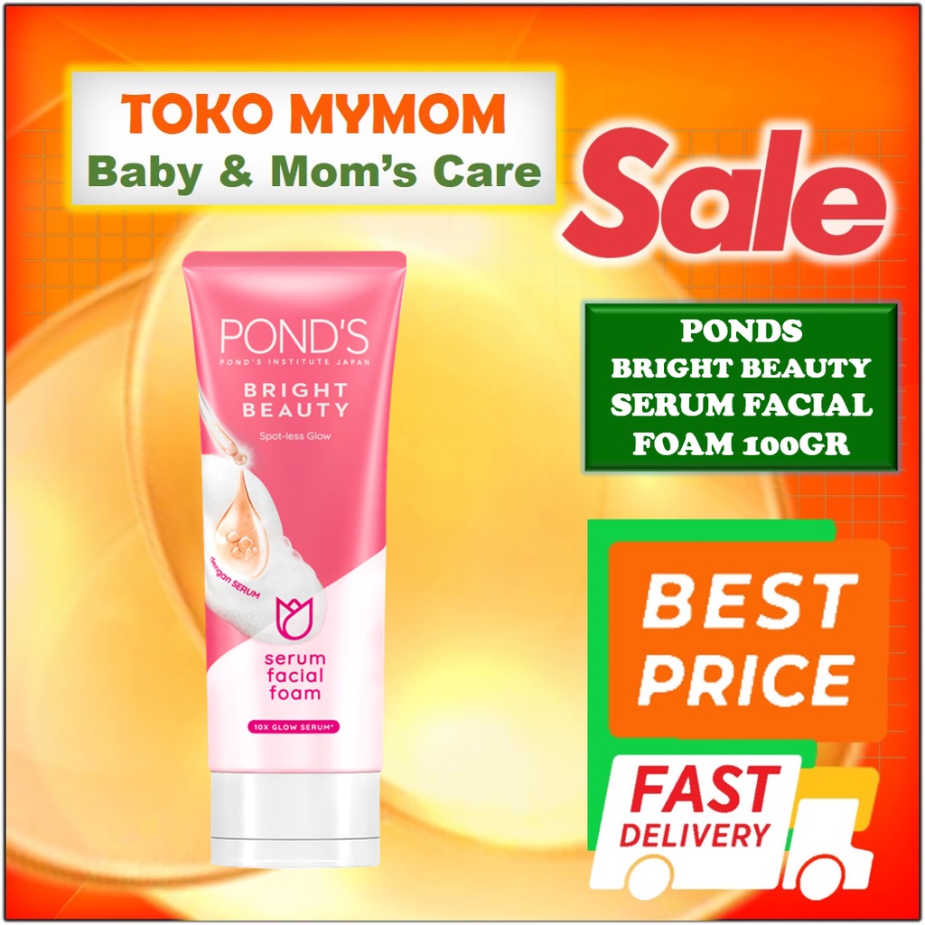 [BPOM] Ponds Facial Foam 100gr / White Beauty / Bright Beauty (Pink) / Pure Bright (Hitam) / Facial Scrub Clear Solution (Hijau) / Face Wash / Facial Wash / Sabun Cuci Muka / Pond's / Pond / MY MOM