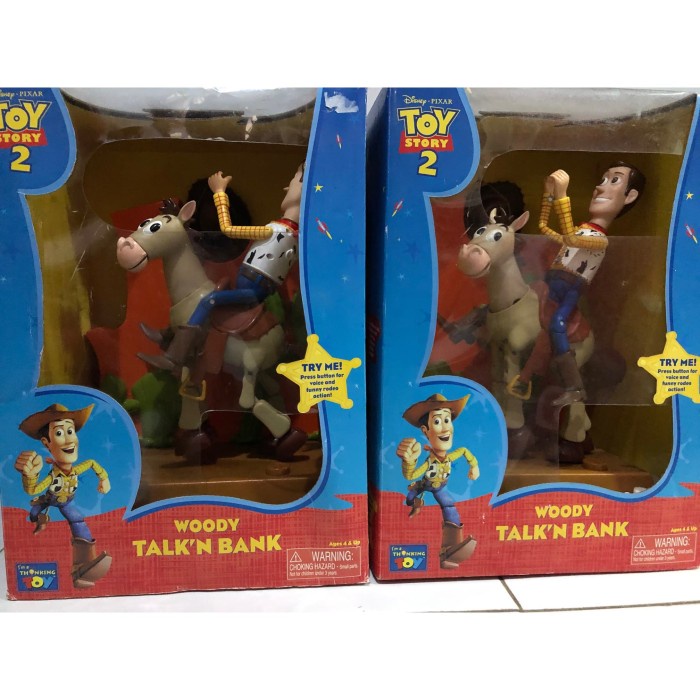 THINKWAY TOYS TOY STORY WOODY RODEO TALKING BANK
