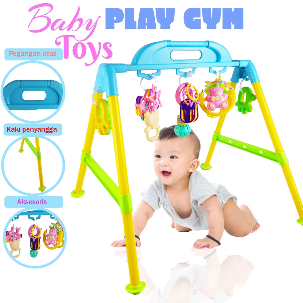 Mainan Baby Musical PlayGym / Mainan Rattle Bayi Toys Play gym Kerincingan Bayi ( YOGOBATA )