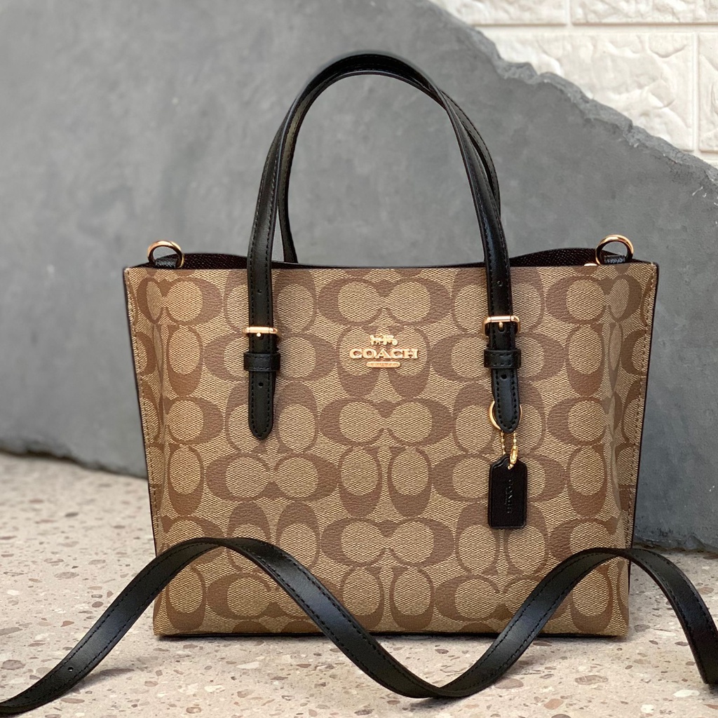 Coach Mollie Tote 25 Xbody Khaki/Black