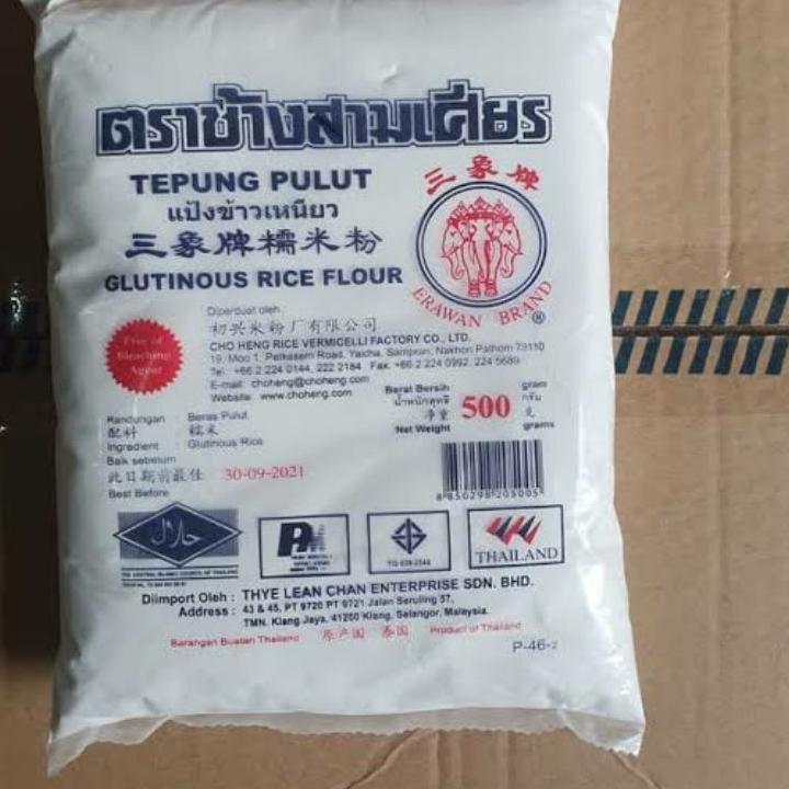 

Top Seller Tepung Ketan Thailand Pulut 500gr