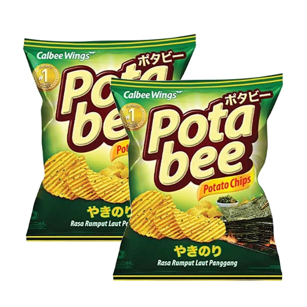 Potabee / Potato Chips / Grilled Seaweed / 68g