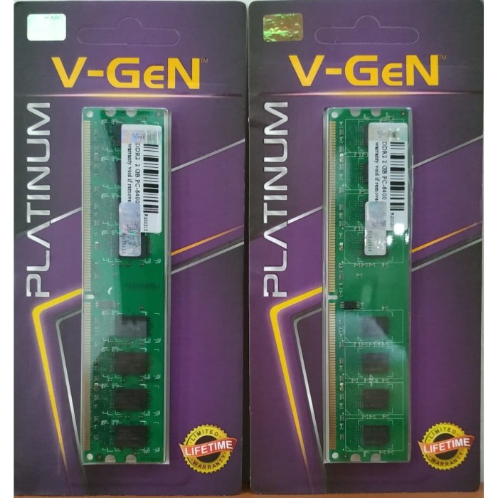 Memory Ram Longdimm Vgen V-Gen Platinum Ddr2 2Gb 2 Gb Pc6400 Pc 6400