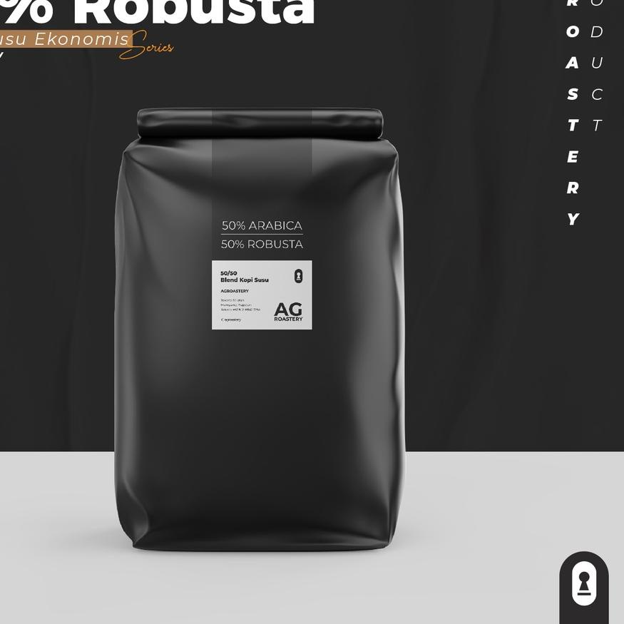 

❋ Biji Kopi Blend 50/50 Kopi Susu Ekonomis 1 KG | 1KG ♦