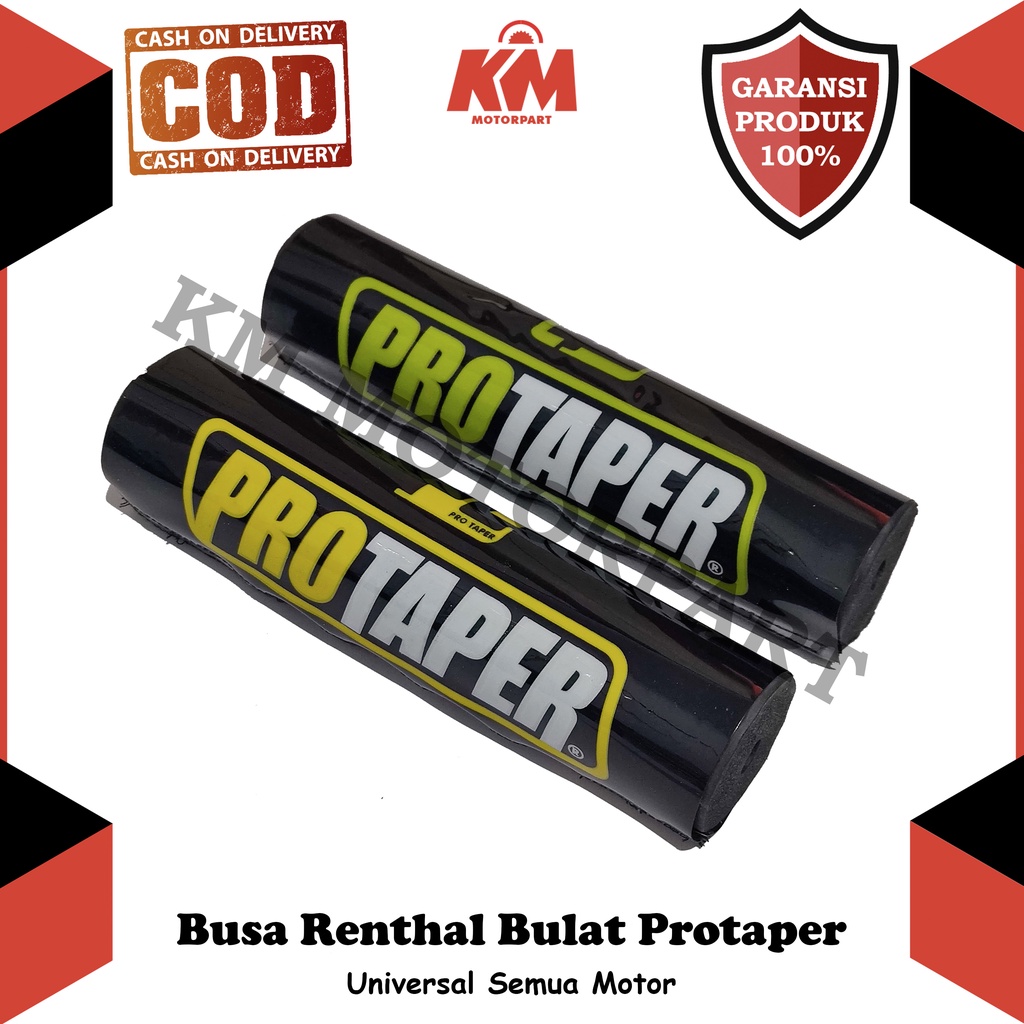 Busa Renthal Model Bulat Protaper Hitam Stang Universal