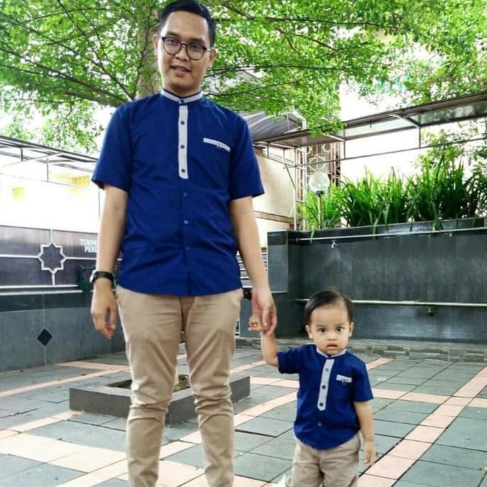Sts Koko Couple Ayah Dan Anak Bayi Newborn - Baju Muslim Lebaran