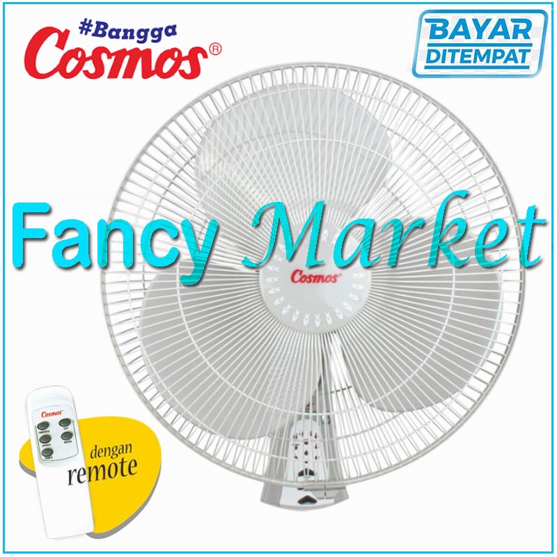 KIPAS ANGIN DINDING COSMOS 16 WFCR/COSMOS 16 WFGR Kipas Angin Dinding 16 inch - PAKAI REMOTE