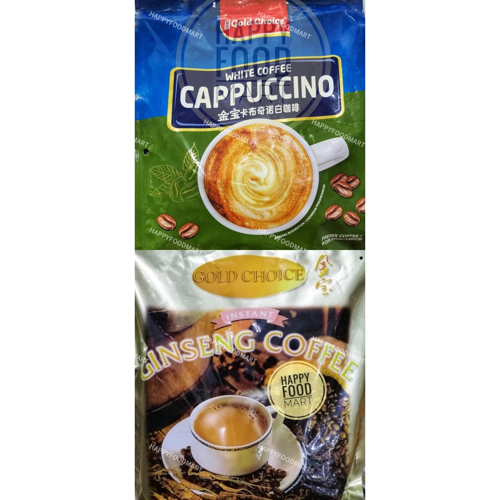 

[MURAH] GOLD CHOICE GINSENG COFFEE 400G/WHITE COFFEE CAPPUCCINO 375G/KOPI INSTAN INSTANT/COFEE COFFE