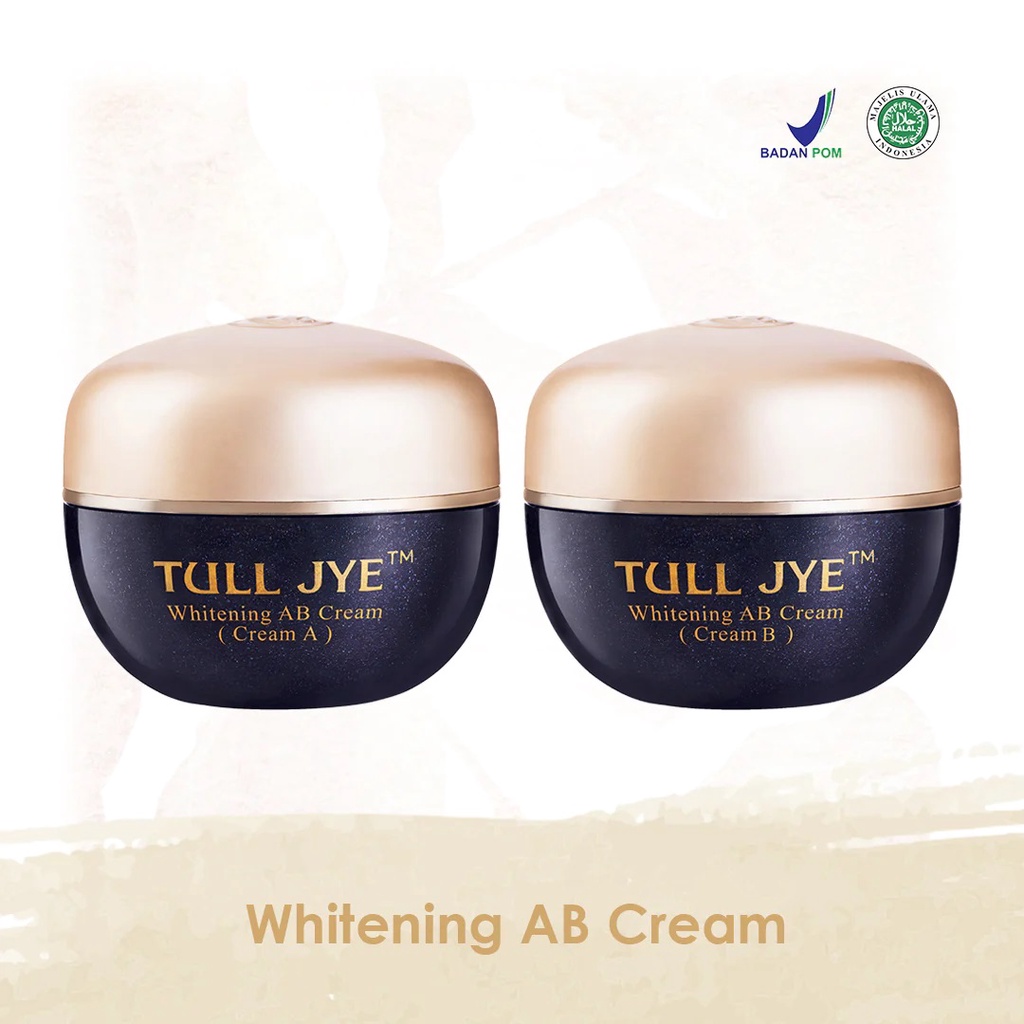 Tull Jye Whitening Cream - Satu Set Merah Day &amp; Night @ 10 gr