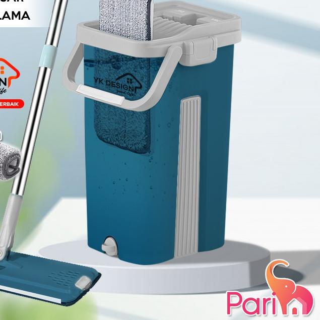➼ PARIM ALAT PEL PRAKTIS PEL LANTAI LEBIH BESAR LEBIH TEBAL Gratis 2 KAIN BERMEREK YK DESIGN YK-600 