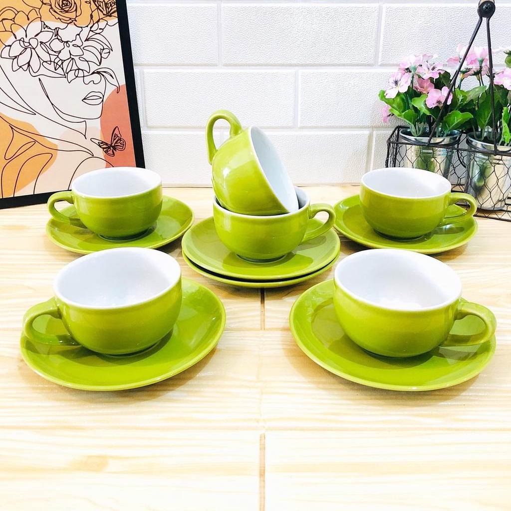 GELAS SET KOPIN MURAH SHABBY