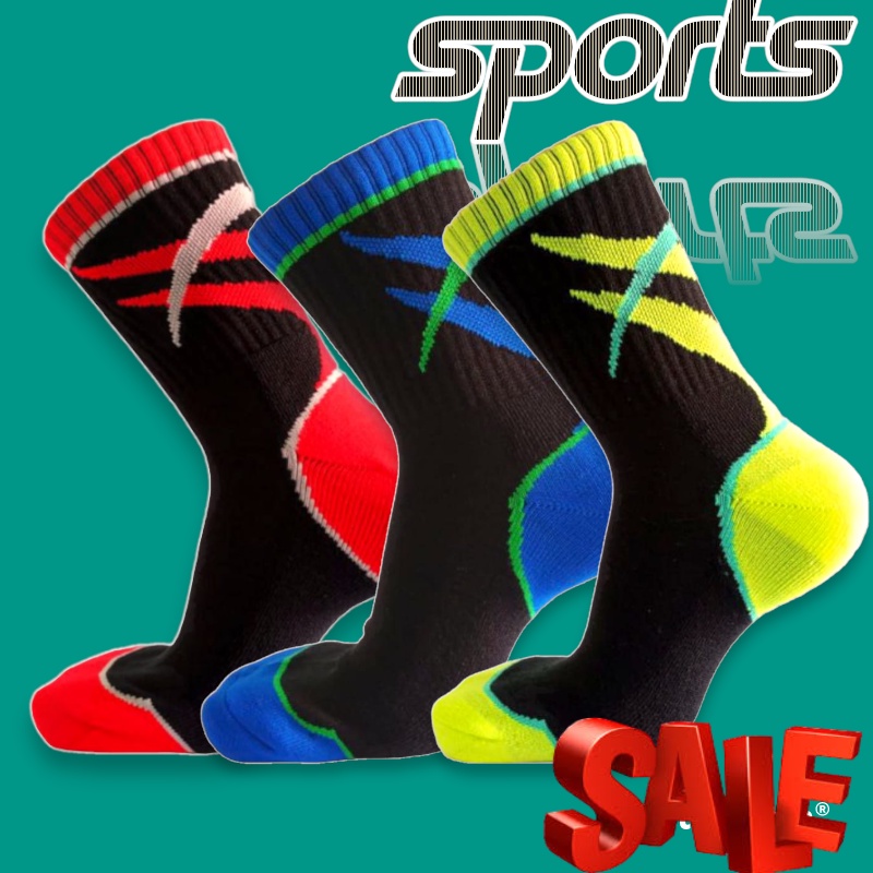 kaos kaki sport /kaos olahraga pria wanita kaos kaki tebal/kaos kaki motif/kaos kaki hitam tebal