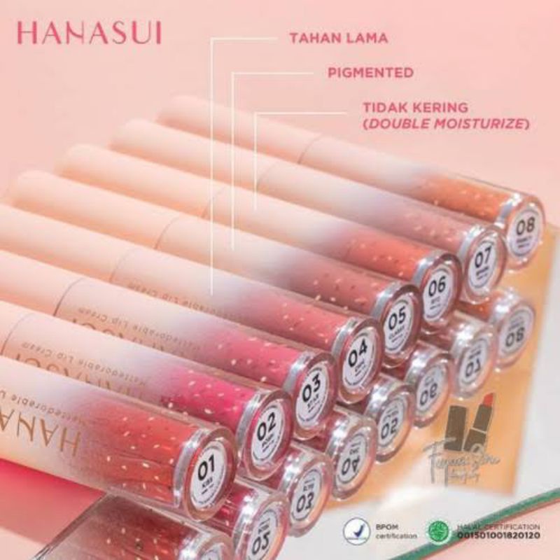 Hanasui Mattedorable Lip cream 4.g