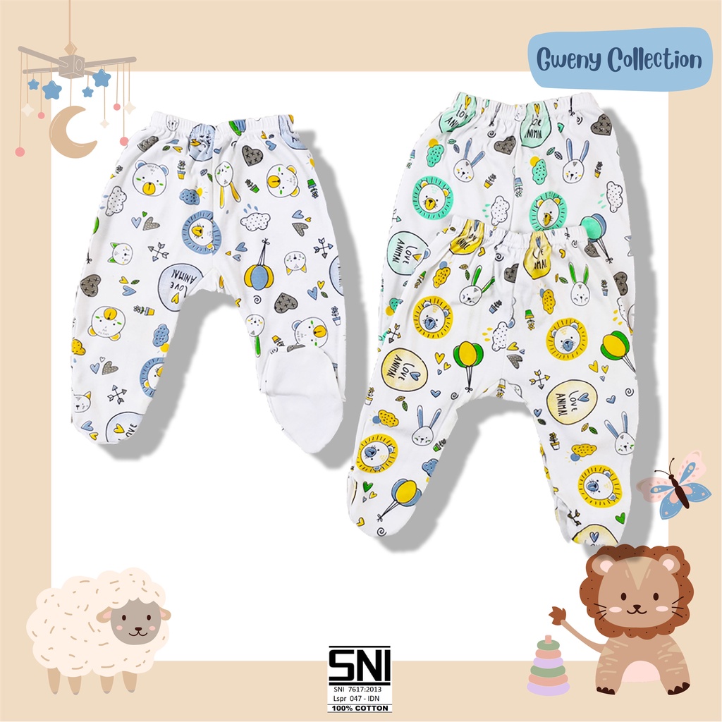 Celana Buntu  Panjang  Bayi / Celana Panjang Buntu  Anak Motif Love animal