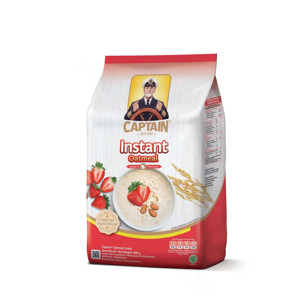

CAPTAIN Oats Instant Merah 800g