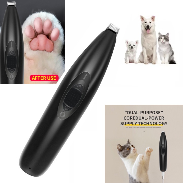 Pet Trimmer Paw - Alat Cukur Elektrik Telapak Kucing Anjing