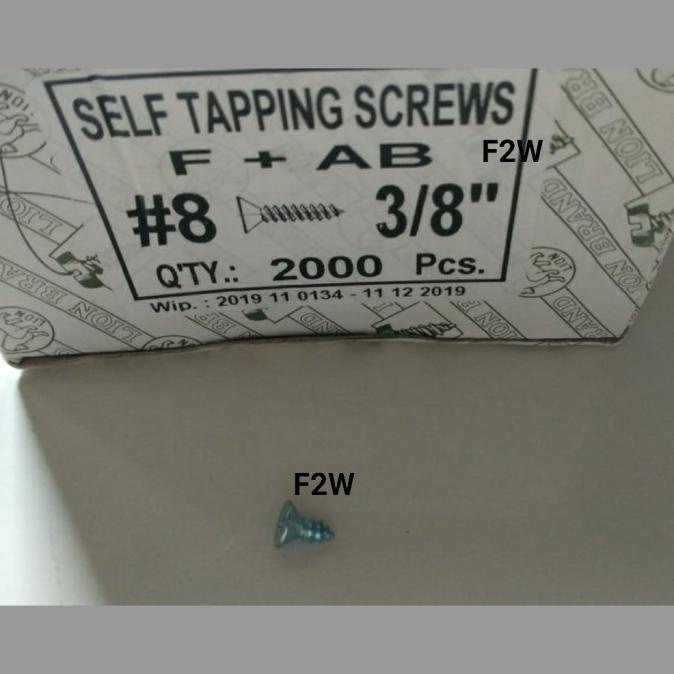SEKRUP TAPPING FAB 8X3/8" SKRUP TAPPING FH 1CM 8X3/8"