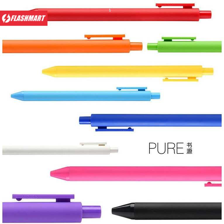 Flashmart KACO PURE Candy Gel Pen Pena Pulpen Bolpoin 0.5mm 10PCS - K1015 (Colorful Ink)