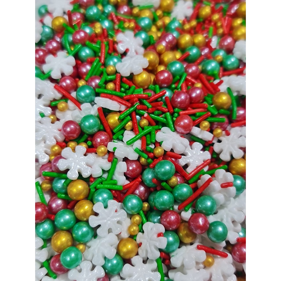 

Sprinkle Kode Christmas Penghias Kue 100 Gram