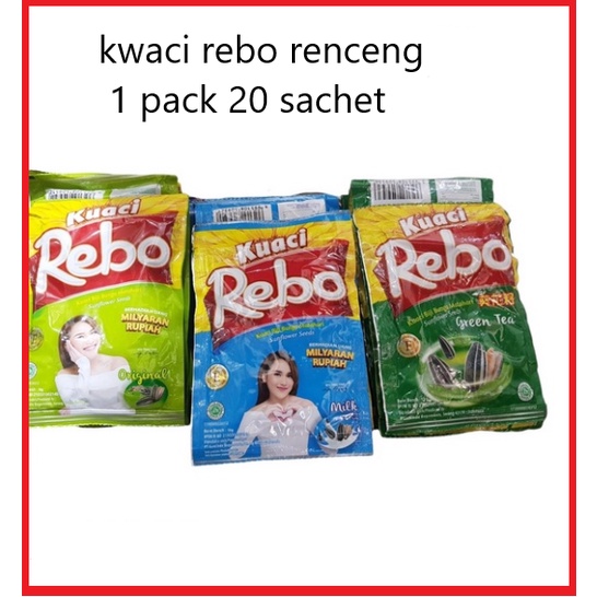 Kwaci Rebo Sachet Harga 1000 an 1 Pack 20 pcs | Kuaci Paling banyak dicari