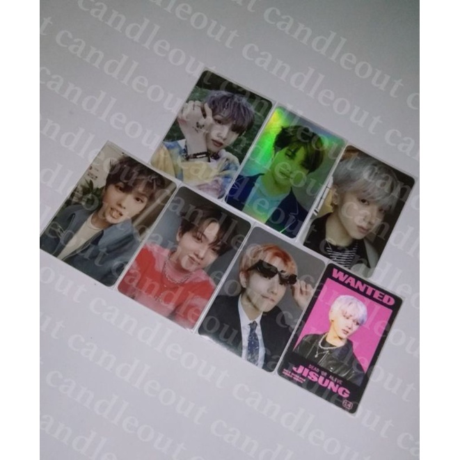 WTS photocard Jisung| Jisung future/PB Universe/glitch mode/lenticular/ boring