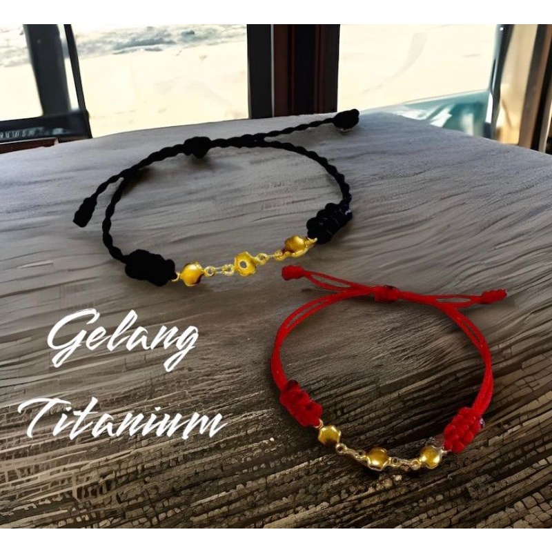 gelang titanium model serut